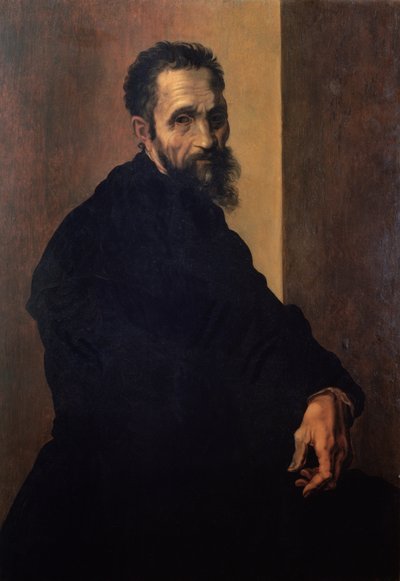 Portrait of Michelangelo by Jacopino del Conte